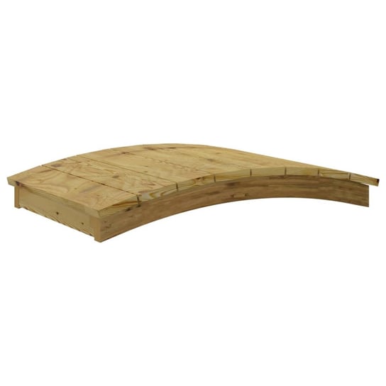 Mostek ogrodowy drewniany 110 cm - solidny, trwały Zakito