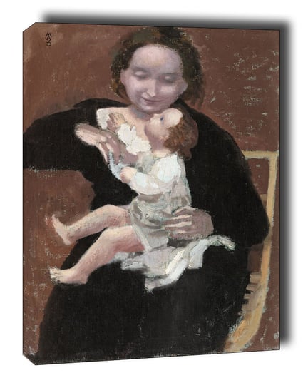 Mother and Child - obraz na płótnie 20x30 cm Galeria Plakatu
