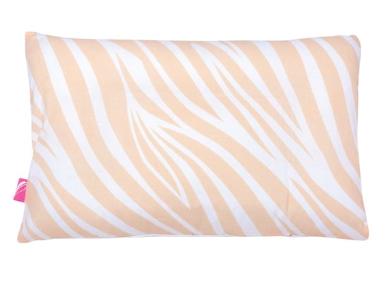 Motherhood, Płaska poduszka, Zebra łososiowa, 45x30 cm Motherhood