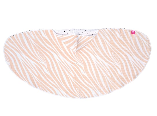 Motherhood, Ręcznik niemowlęcy (65x130) muślinowy; Zebra łososiowa Motherhood