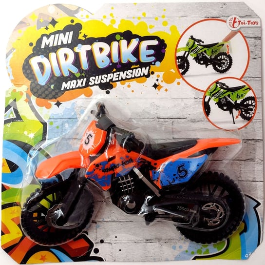 Motocross Dirt Bike. Pomarańczowy -18 cm Toi-Toys