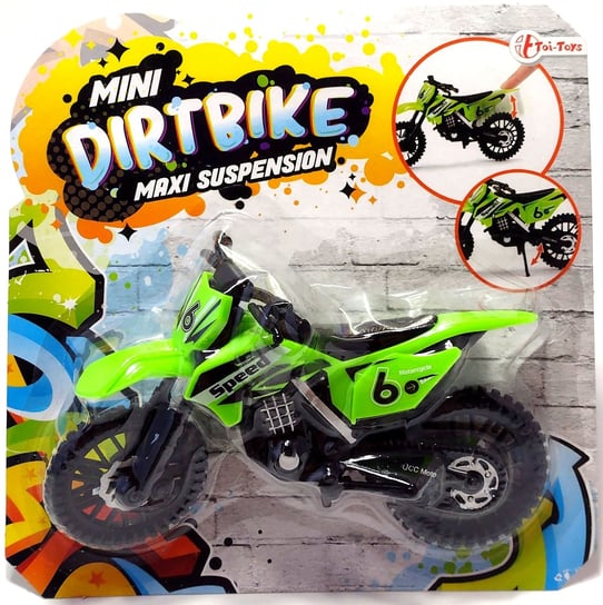 Motocross Dirt Bike. Zielony -18 Cm Toi-Toys