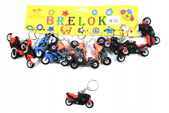 Motocykl Brelok Do Kluczy Plecaka Torebki Zawieszka Motor Zestaw 12Szt Midex