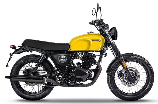 Motocykl Brixton Cromwell 125 ABS kolor: Żółty , Rok produkcji 2023 Inna marka