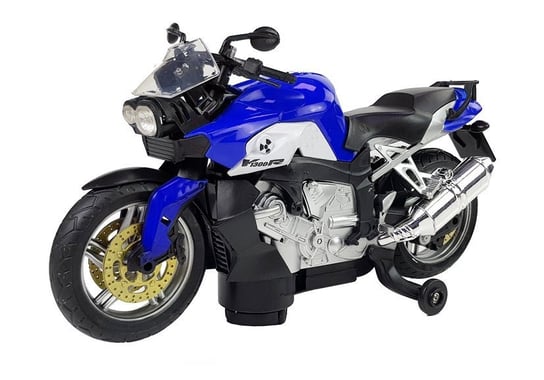 Motocykl na Baterie Niebieski Lean Toys