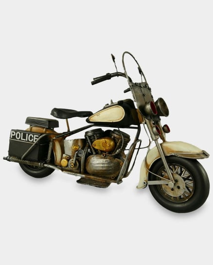 Motocykl Policyjny Model Metalowy rzezbyzbrazu.pl