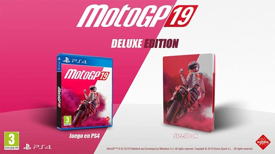 MotoGP 19 Deluxe + Steelbookiem, PS4 Milestone