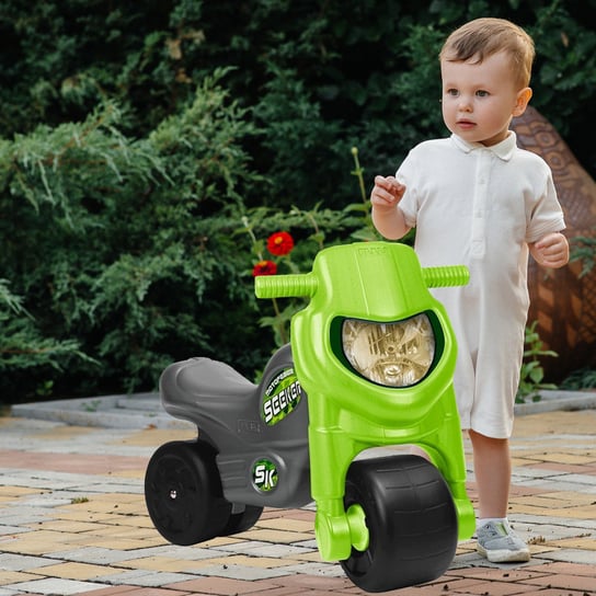 Motor Jeździk Zielony Dla Dziecka Feber