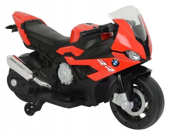 Motor Motocykl Pojazd Na Akumulator Bmw S1000Rr Panel Audio + Światła Led Lean Toys