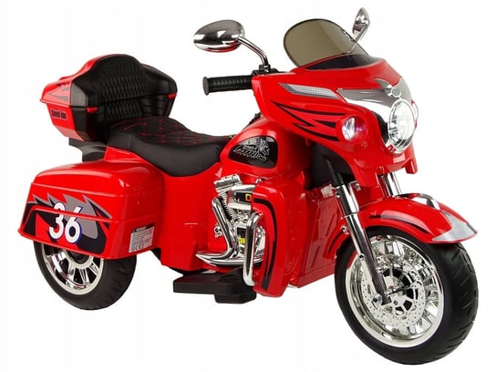 Motor Motocykl Pojazd Na Akumulator Dla Dzieci Audio Mp3 Bt + Światła Led LEAN CARS