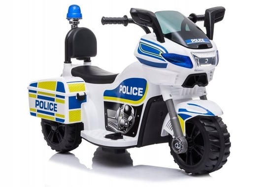 Motor Motocykl Pojazd Na Akumulator Dla Dzieci Policja Światła Led LEAN CARS