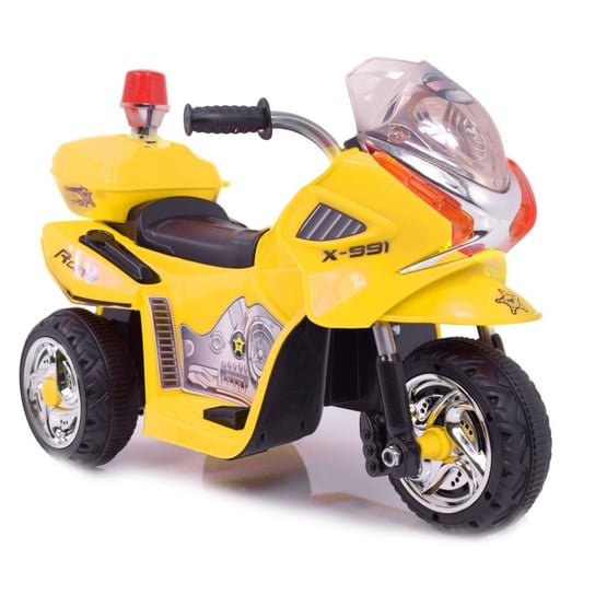 Motor, Motorek Policyjny Z Kogutem/Wxe368 Lean Toys