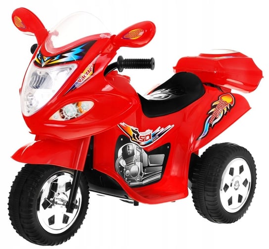 Motor Motorek Skuter 1 Silnik 6V Dźwięki Światło Czerwony Bemi