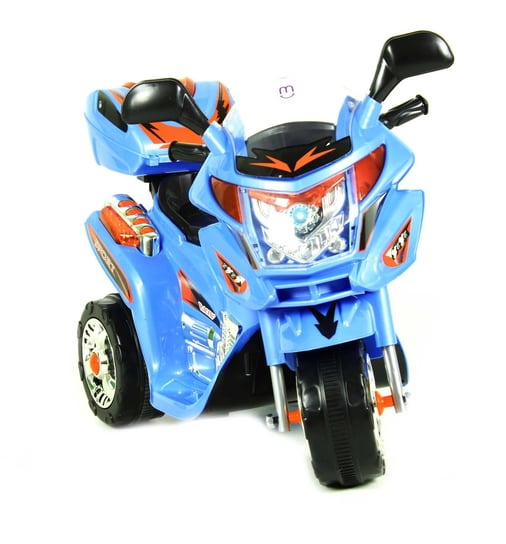 Motor Na Akumulator Dla Dzieci Kufer Led Moto-S-2-Niebieski SZOMIK.PL