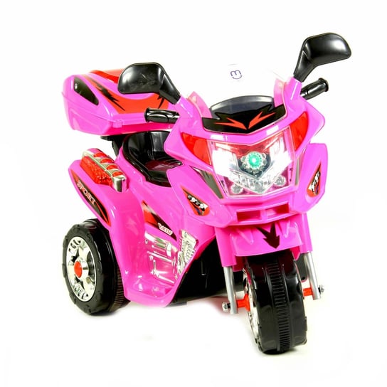 Motor Na Akumulator Dla Dzieci Kufer Led Moto-S-2-Różowy SZOMIK.PL