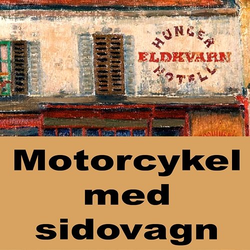 Motorcykel Med Sidovagn Eldkvarn