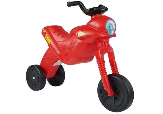 Motorek Biegowy Trójkołowy Enduro Jeździk Czerwony 5045 42 cm wysokości Lean Toys