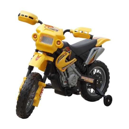 Motorek elektryczny dla dzieci (żółty) vidaXL