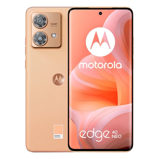 Motorola Edge 40 Neo 5G 12/256GB pOLED 144Hz IP68 eSIM 68W Peach Fuzz (PL) Motorola