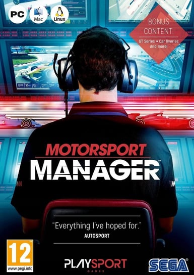 Motorsport Manager SEGA Steam PL, DVD, PC Inny producent