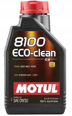 MOTUL 8100 ECO-CLEAN 0W30 C2 FORD JAGUAR FIAT 1L MOTUL