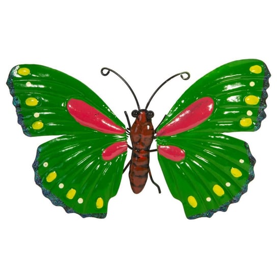 Motyl dekoracyjny 26cm zielony Saska Garden
