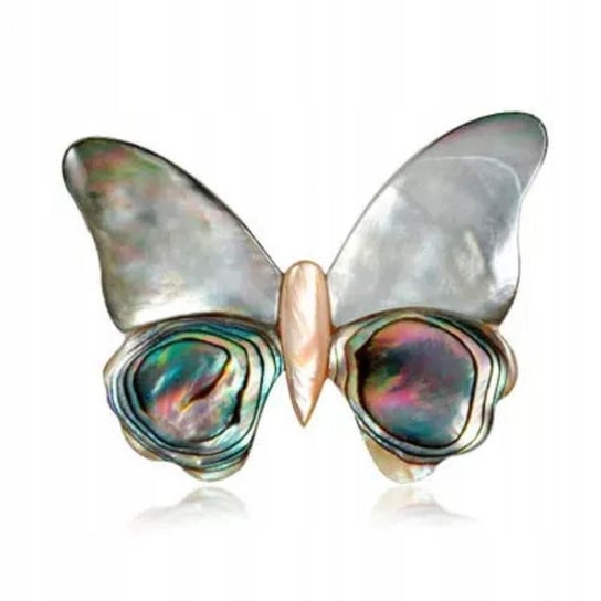 Motyl z masy perłowej broszka Pinets