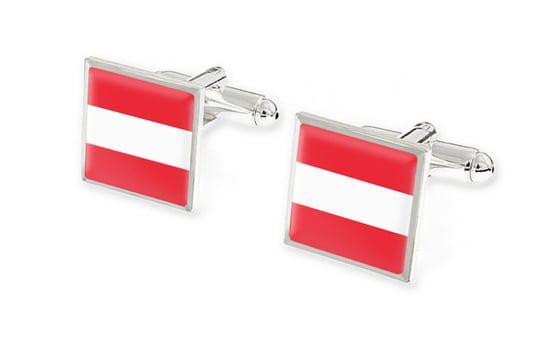 Motyw Flaga Austrii - Spinki Do Koszuli Jubileo