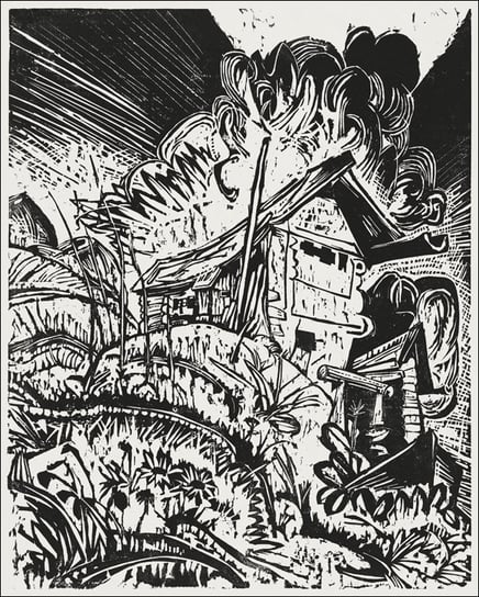 Mountain House, Ernst Ludwig Kirchner - plakat 21x29,7 cm Galeria Plakatu