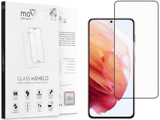 moVear 2.5D MAX - Szkło hartowane do Samsung Galaxy S21 (6.2") na Cały Ekran | Do Etui, fullGlue, 9H moVear
