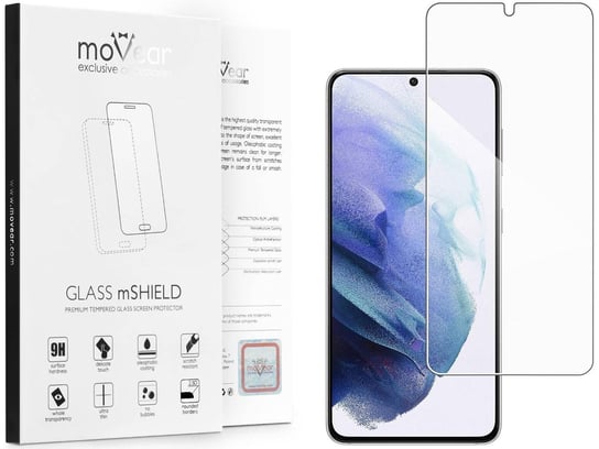 moVear 2.5D - Szkło hartowane do Samsung Galaxy S21 (6.2") | Do Etui, fullGlue, 9H moVear