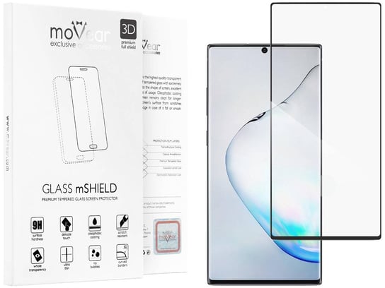 moVear 3D - Szkło hartowane do Samsung Galaxy Note 10 (6.3") na Cały Ekran | edgeGlue, 9H moVear