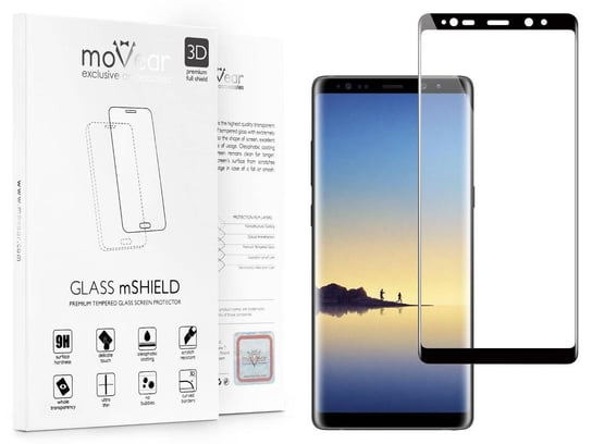 moVear 3D - Szkło hartowane do Samsung Galaxy Note 8 (6.3") na Cały Ekran | edgeGlue, 9H moVear