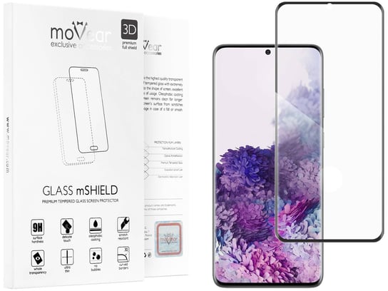 moVear 3D - Szkło Hartowane Do Samsung Galaxy S20 (6.2") Na Cały Ekran | Edgeglue, 9H moVear