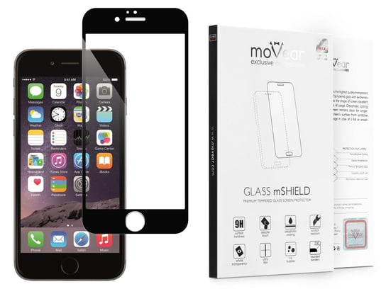 moVear GLASS mSHIELD 2.5D MAX na Apple iPhone 6 / 6s | Szkło Hartowane do etui, 9H moVear