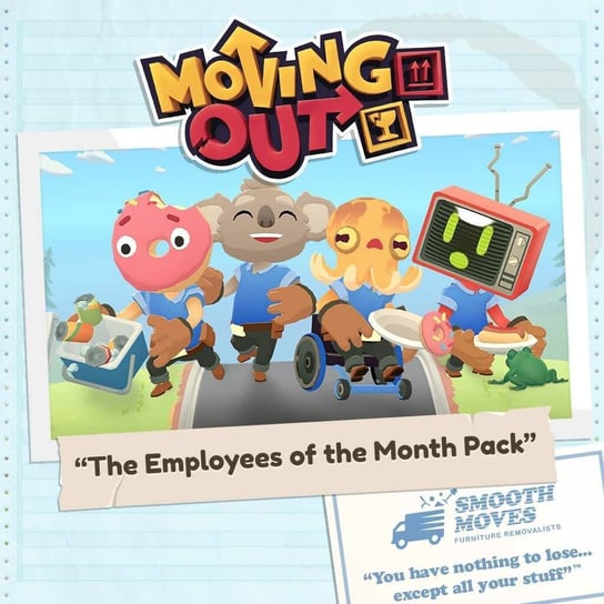 Moving Out - Employees of the Month, klucz Steam, PC Team 17 Software