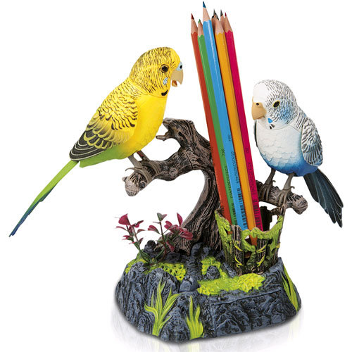 Mówiące papużki 2w1 /kids world, zestaw na biurko Inny producent