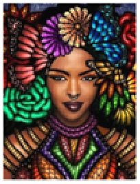 Mozaika Diamentowa Kobieta w kwiatach Norimpex