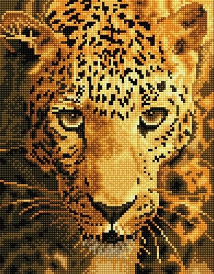 Mozaika diamentowa - Zestaw do diamond painting - Grasujący jaguar Diamond dotz