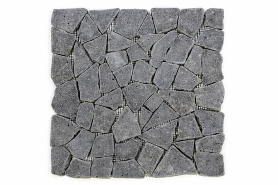 Mozaika kamienna z andezytu Garth na siatce ciemno szara 1 m2 Divero