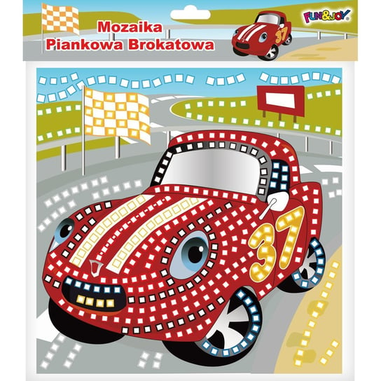 Mozaika piankowa brokatowa Auto Fun&Joy Titanum