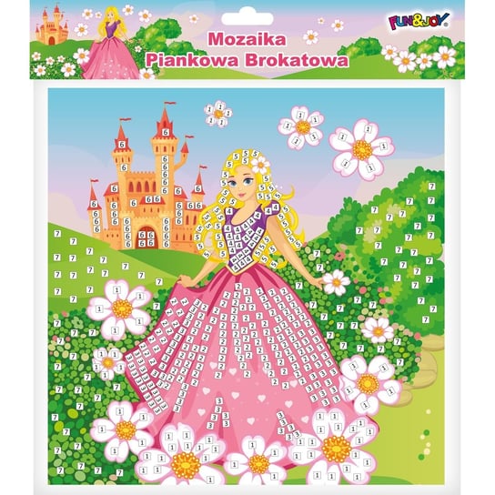 Mozaika piankowa brokatowa Księżniczka Fun&Joy Titanum