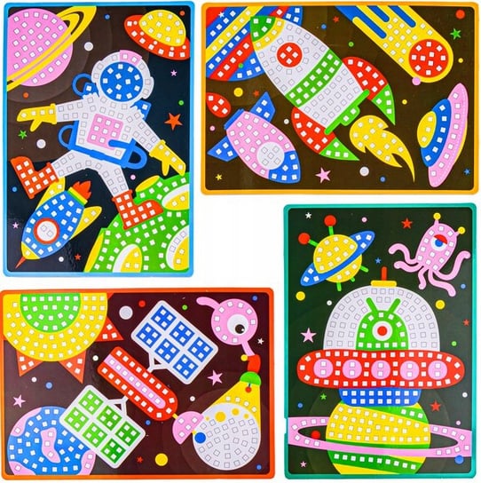 Mozaika Wyklejanka Kosmos Zabawka Dla Dzieci Trifox