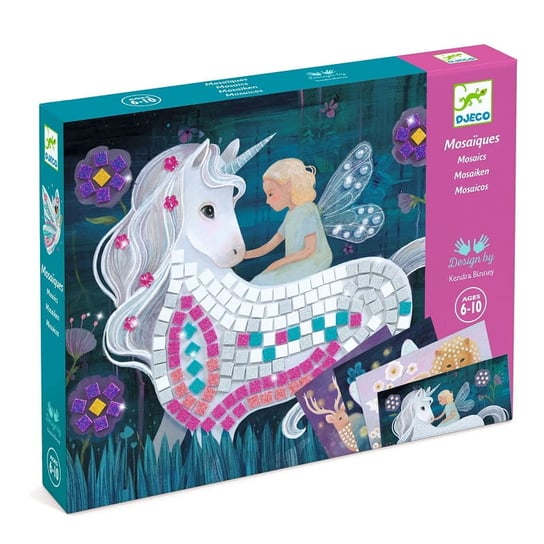 Mozaiki Do Wyklejania - Zaczarowany Świat Duży Zestaw Djeco - Zabawki Kreatywne Dla Dziewczynek I Chłopców Djeco