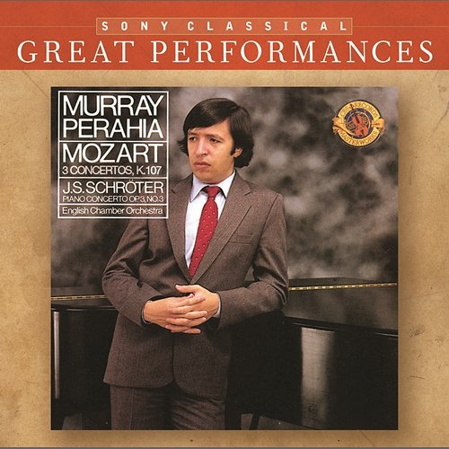 Mozart: 3 Piano Concertos After J.C. Bach, K. 107 - Schröter: Piano Concerto in C Major, Op. 3 No. 3 Murray Perahia