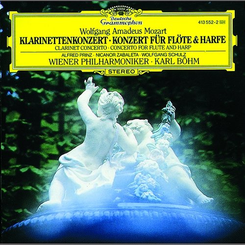 Mozart: Clarinet Concerto K.622; Flute & Harp Concerto K.299 Alfred Prinz, Wolfgang Schulz, Nicanor Zabaleta, Wiener Philharmoniker, Karl Böhm