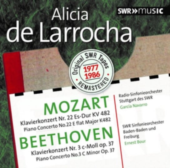 Mozart Concerto No. 22, Concerto No 3 De Larrocha Alicia