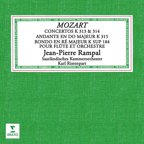 Mozart: Concertos, Andante et Rondo pour flûte et orchestre Jean-Pierre Rampal