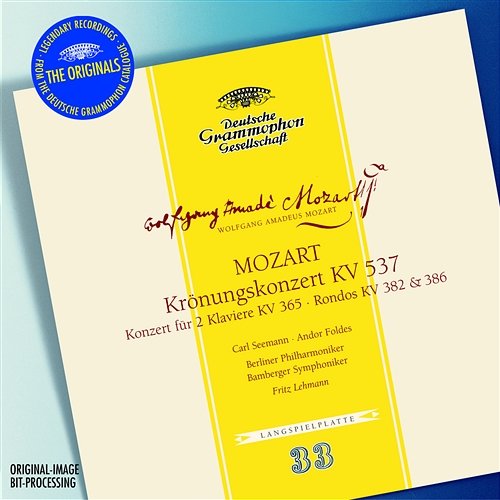 Mozart: Coronation concerto K537, Concerto for 2 Pianos K365, Rondos K382 & 386 Berliner Philharmoniker, Bamberger Symphoniker, Fritz Lehmann