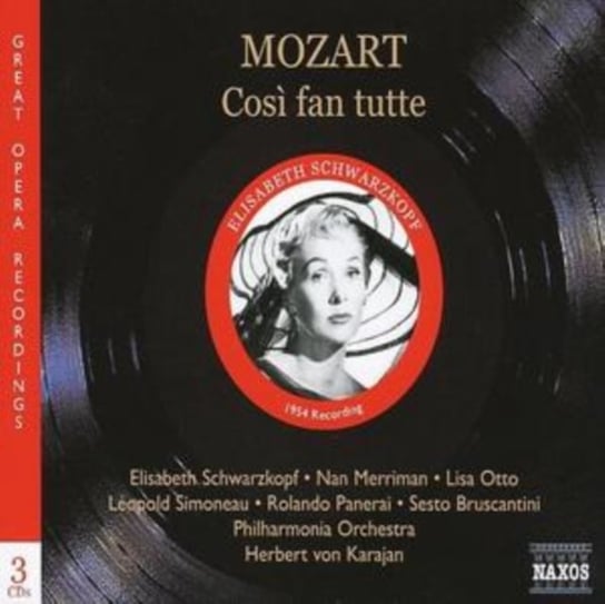 Mozart: Cos Fan Tutte Schwarzkopf Elisabeth